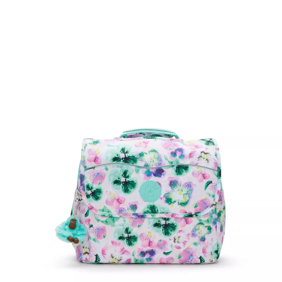 Kipling Codie S rugzak Klein Aqua Blossom schooltas