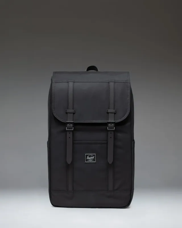 Herschel Retreat rugzak Black/Grey twill