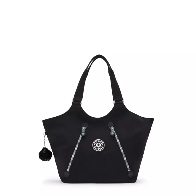 Kipling New Cicely shopper Medium Rapid Black met voorvakken