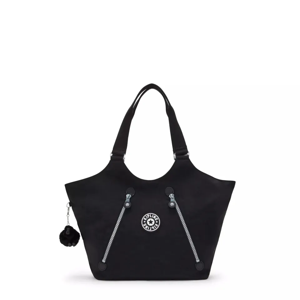 Kipling New Cicely shopper Medium Rapid Black met voorvakken