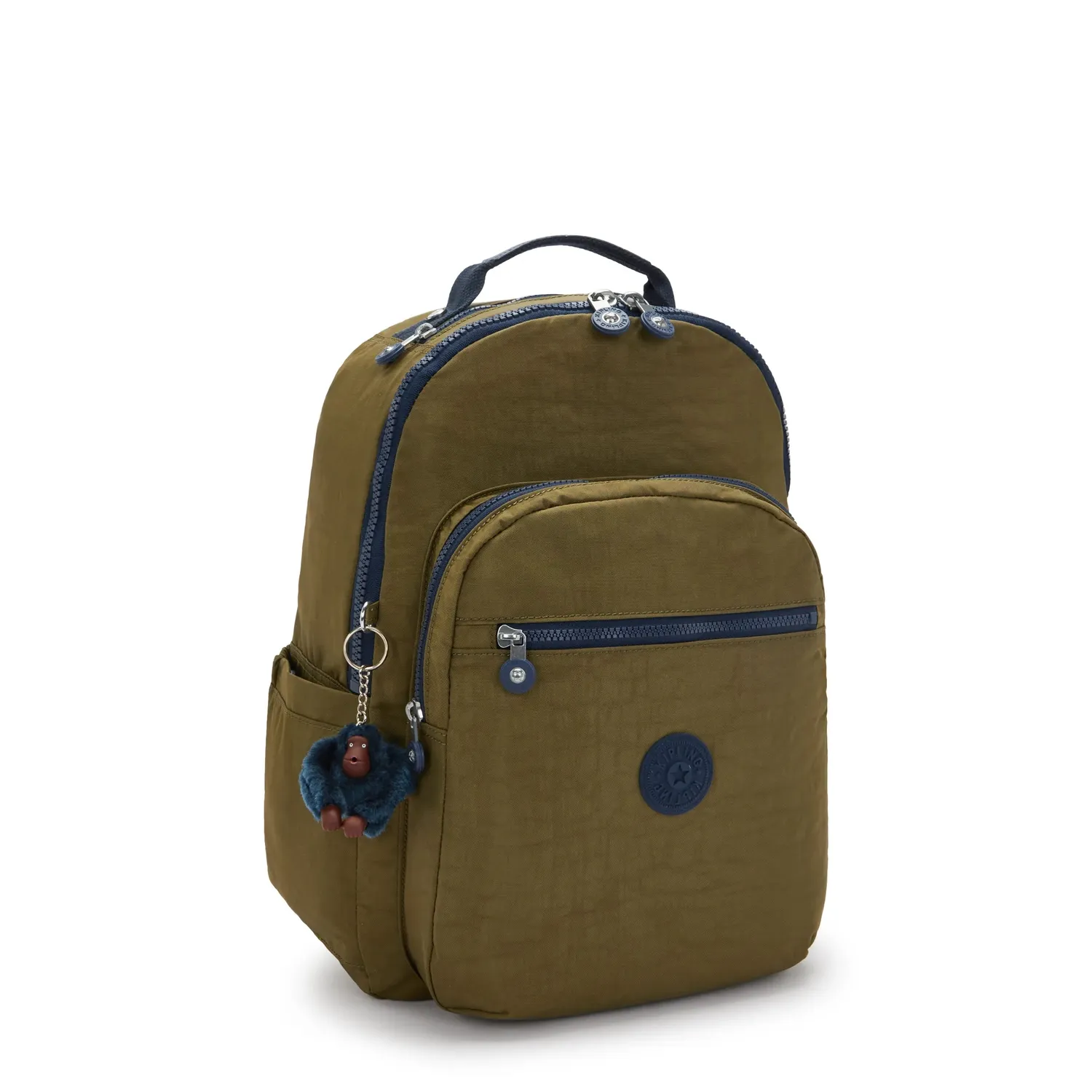 Kipling Seoul rugzak Groot Treasure Green 15 inch laptopvak