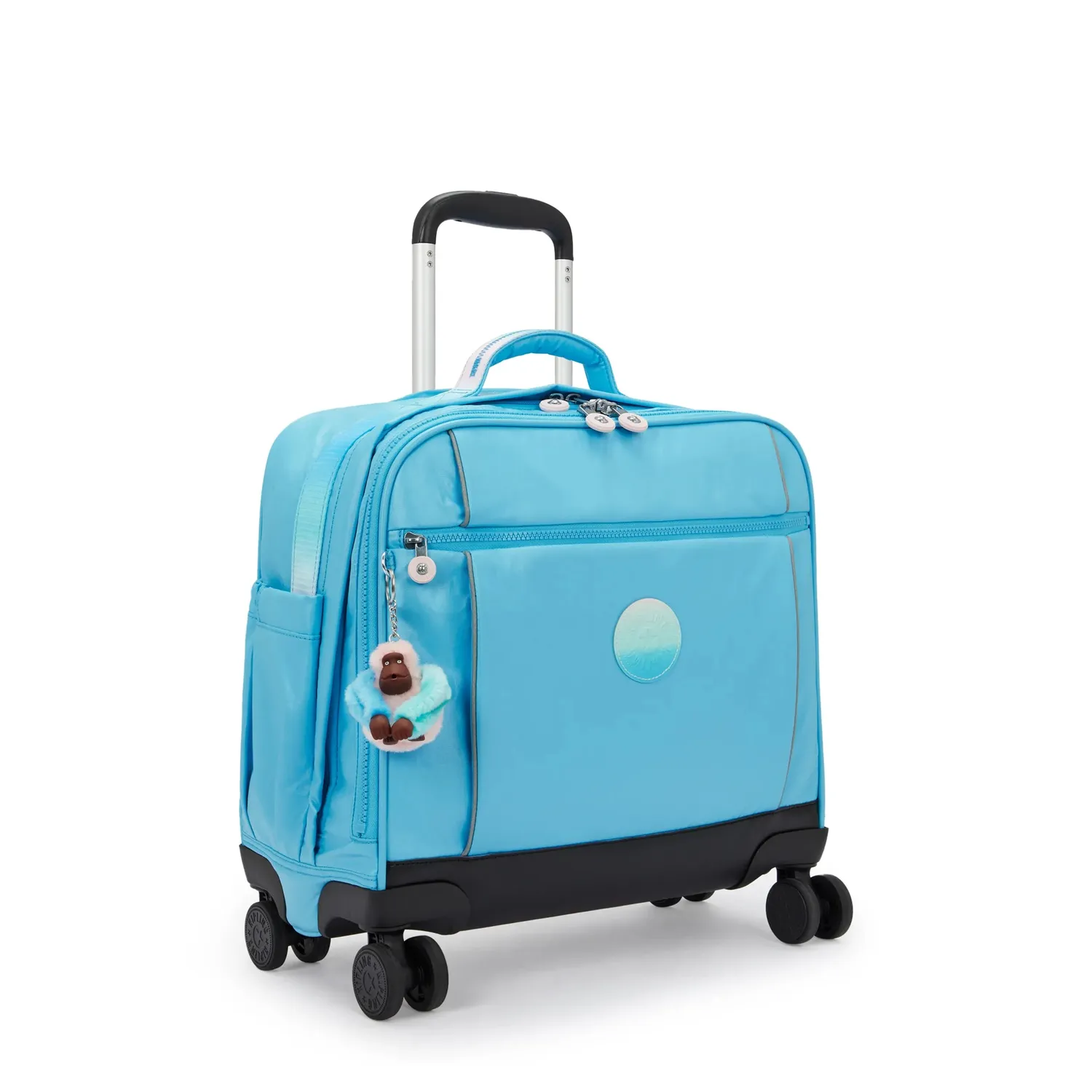 Kipling New Storia trolley Sea Blue Metallic Groot laptopvak