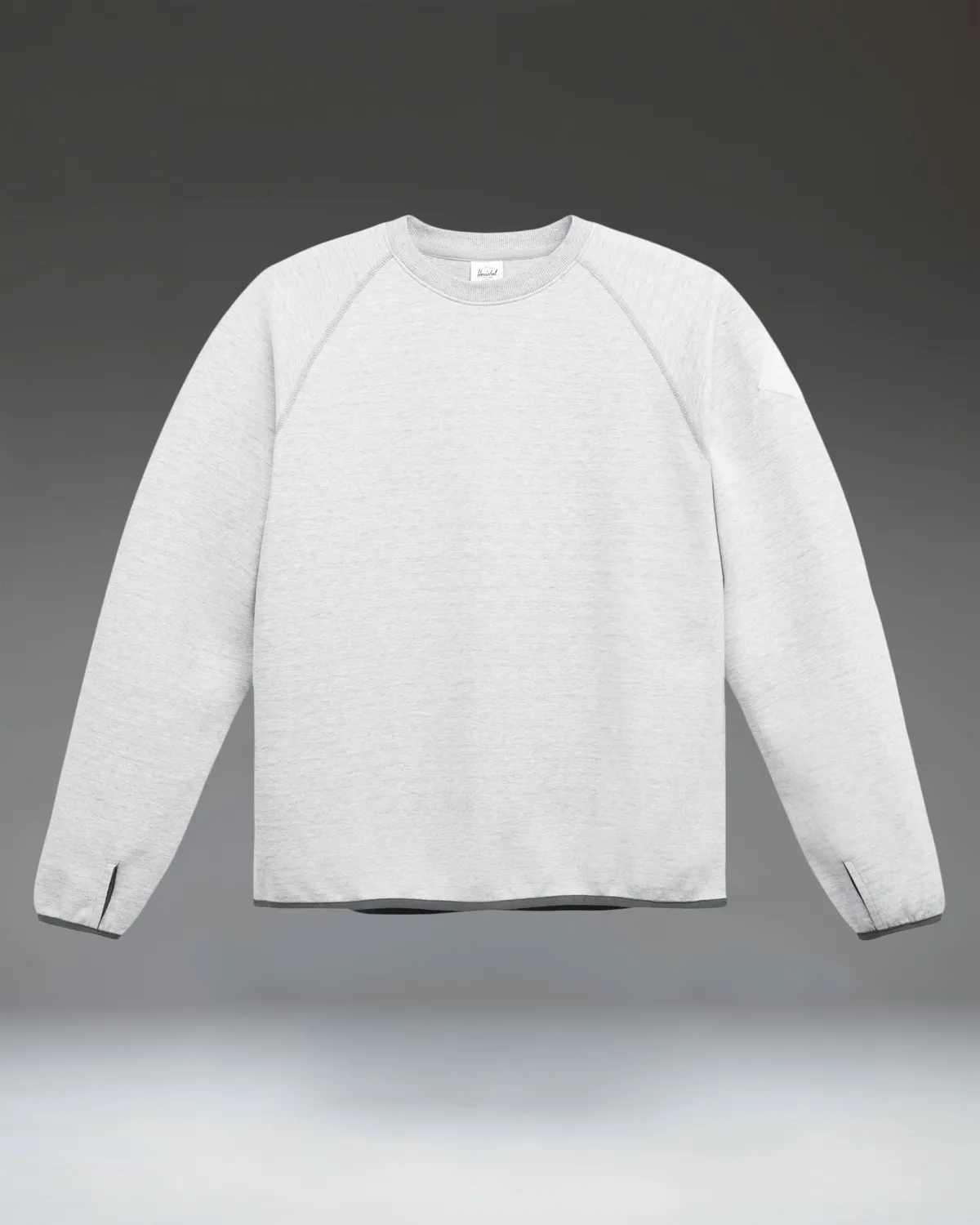 Herschel Performance Crew Black heren sweater ademend