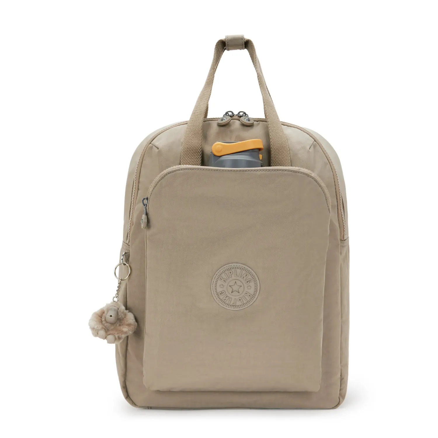 Kipling Kazuki L rugzak Soft Taupe Groot 15 inch laptop