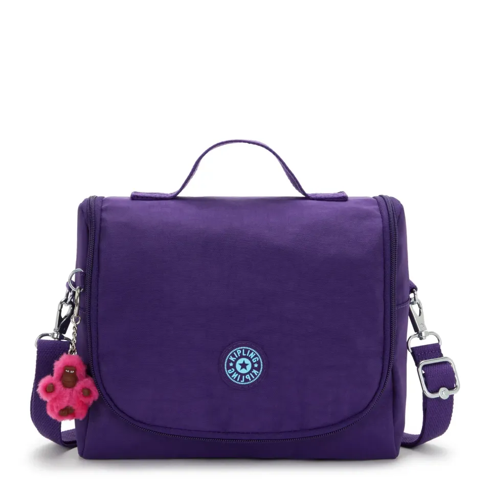 Kipling New Kichirou lunchtas Groot VIP Purple trolleybevestiging