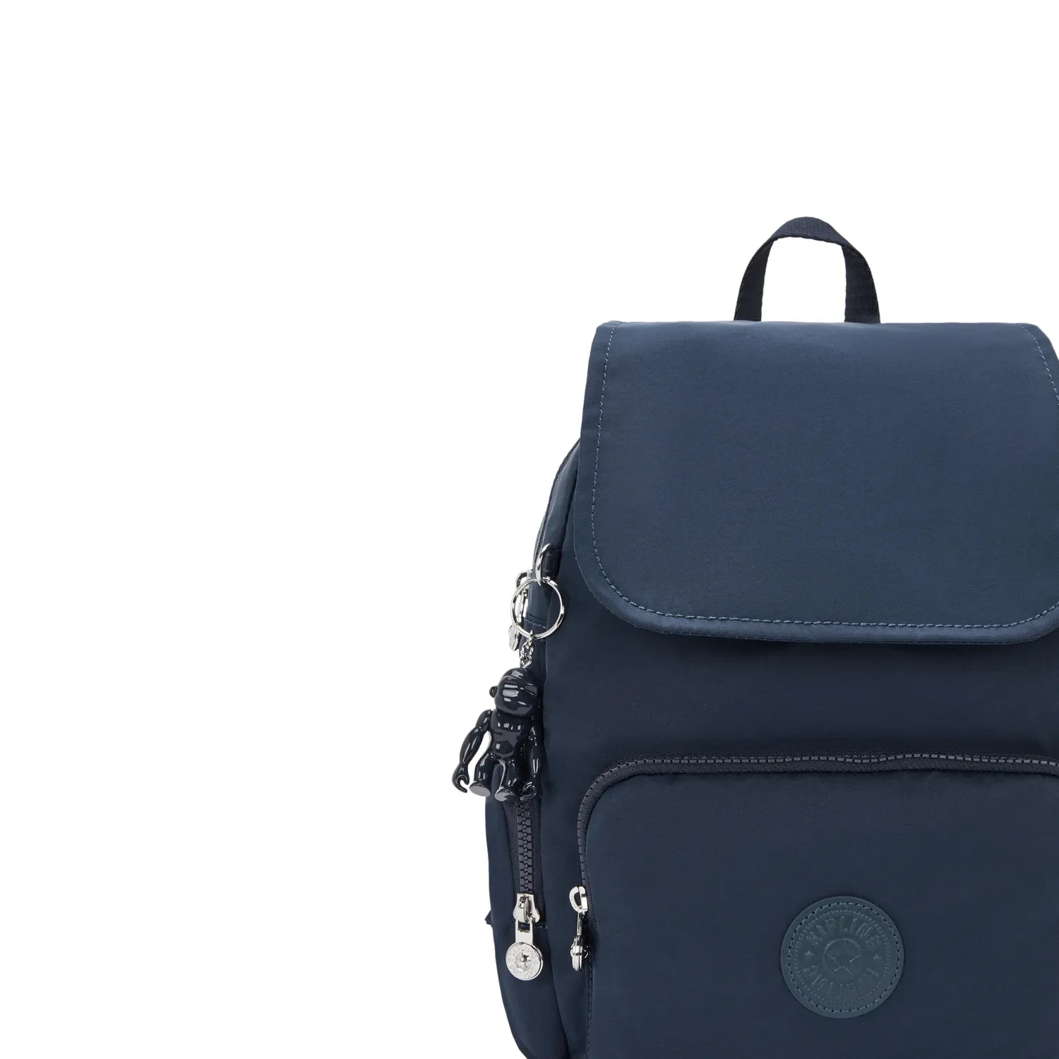 Kipling City Zip S rugzak klein Infinite Blue met ritsvakken