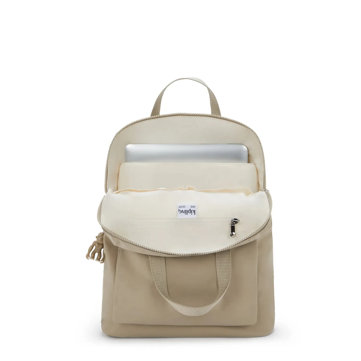 Kipling Kazuki rugzak Medium Boho Tan 13 inch
