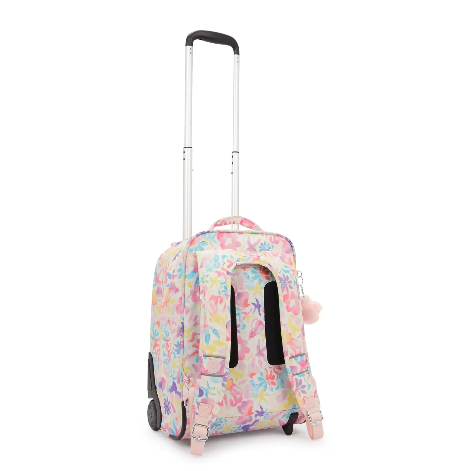 Kipling Sari trolley rugzak Groot Aqua Sea laptopvak