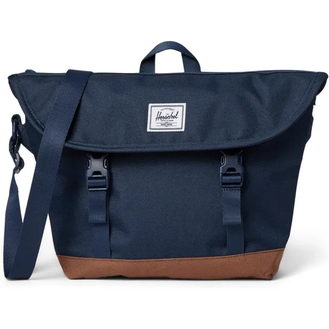 Herschel Cove messenger schoudertas navy laptoptas