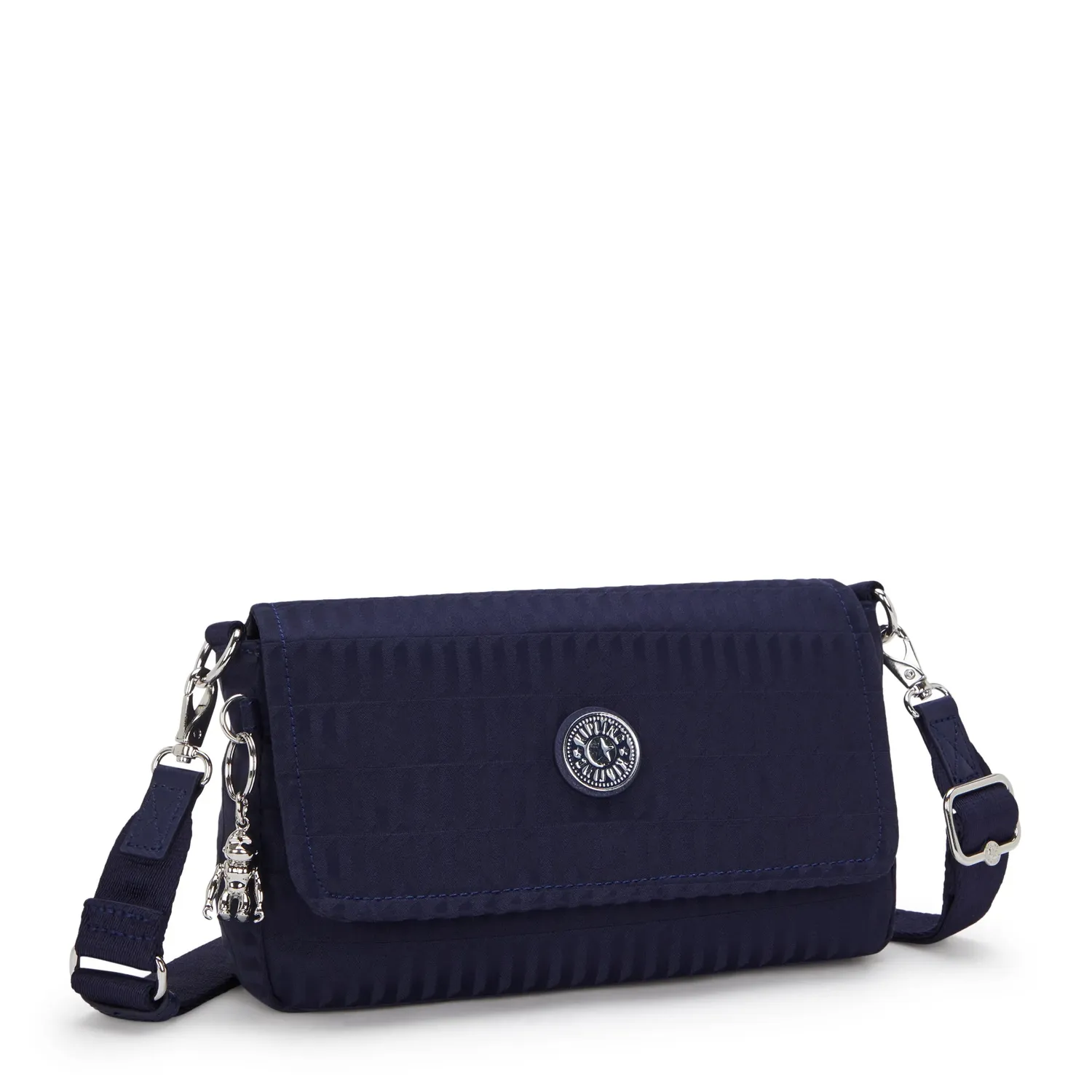 Kipling Aras Up schoudertas klein Night Tile Jacquard ketting