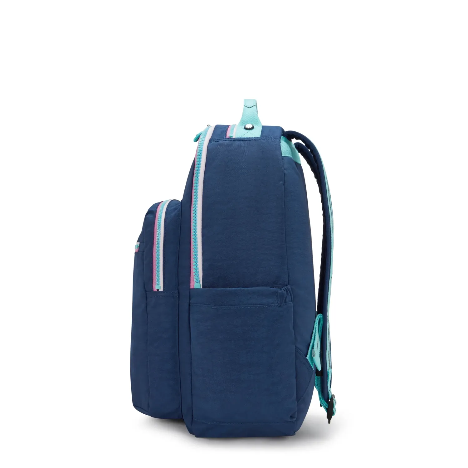 Kipling Seoul rugzak Groot Resort Navy 15 inch laptopvak