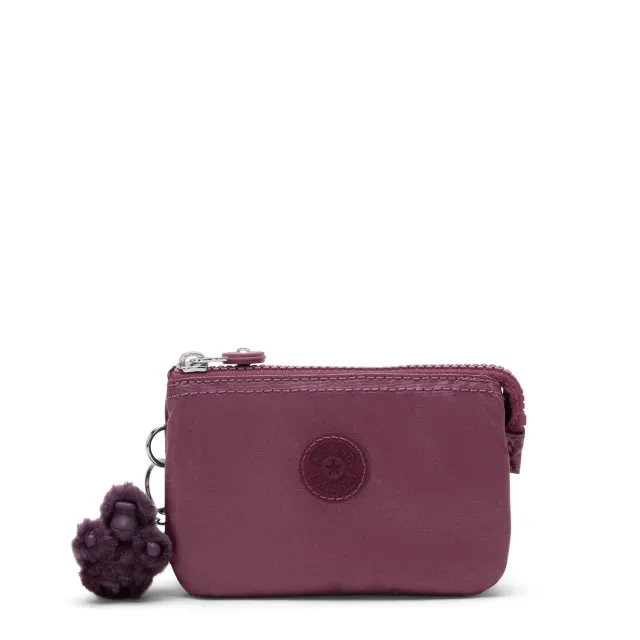 Kipling Creativity S portemonnee Grape Wine metallic
