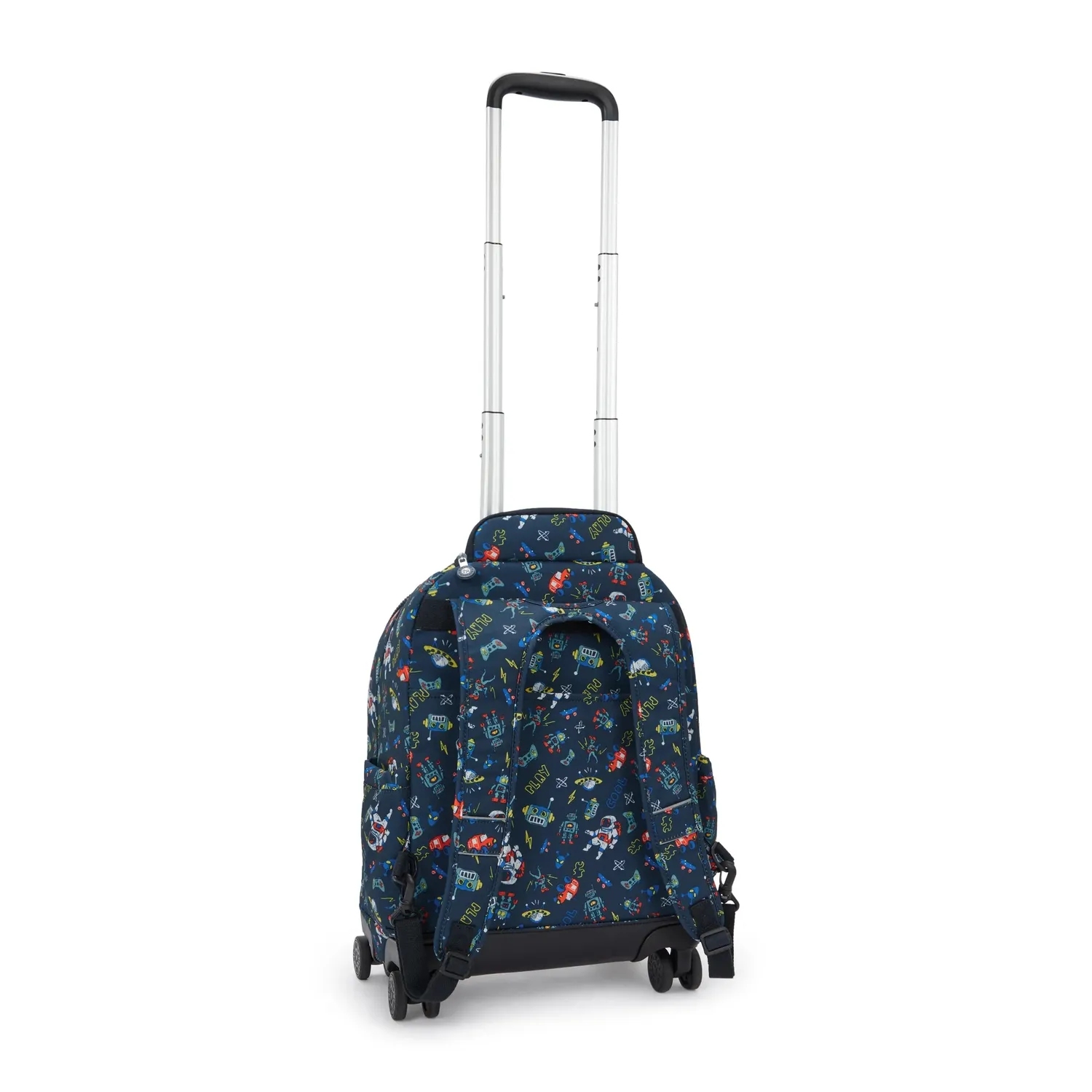 Kipling New Zea rugzak met wielen Space Game groot laptopvak