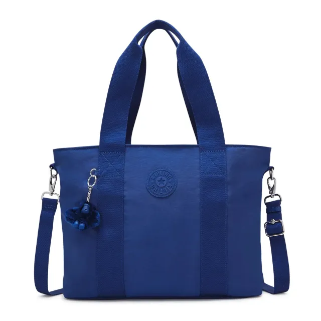 Kipling Minta L Up shopper Blazing Blue Groot schouderband