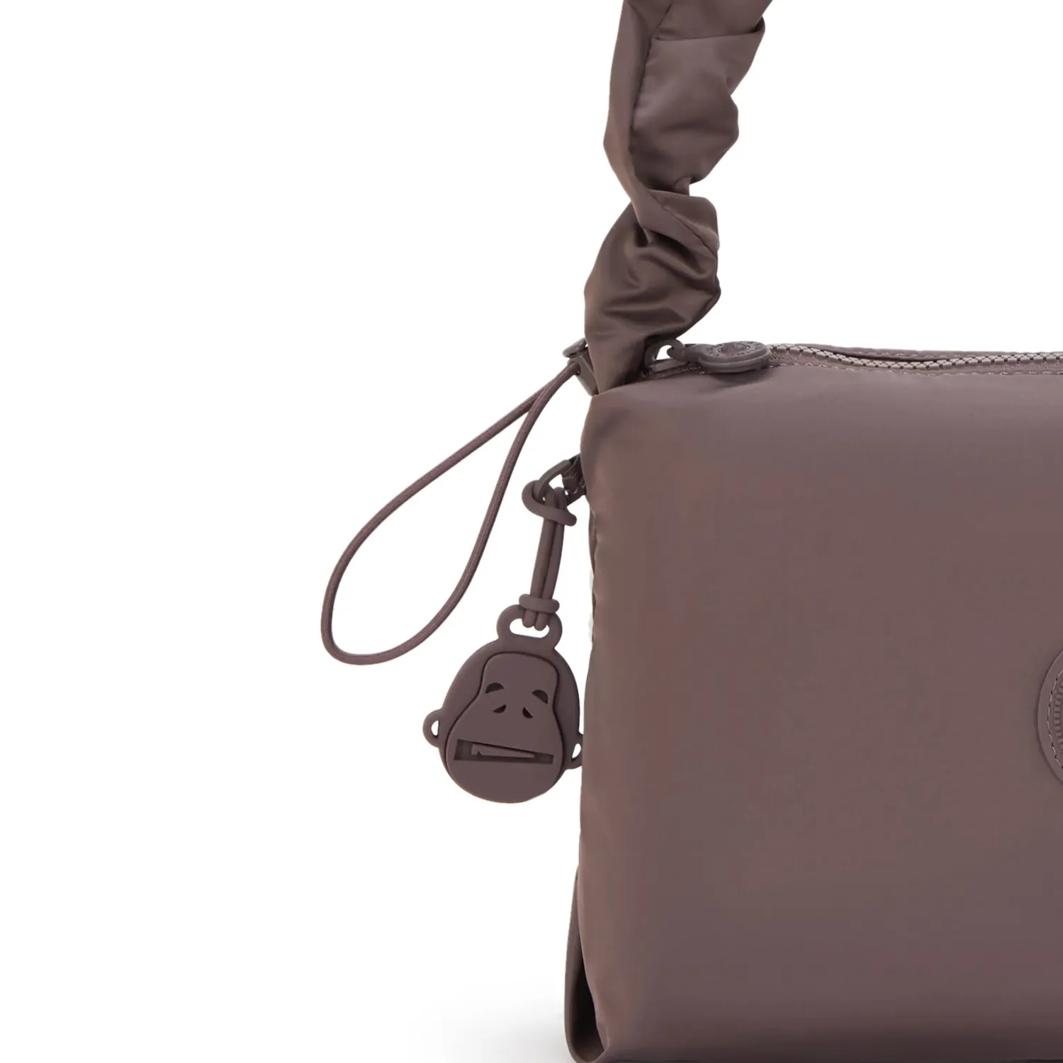 Kipling Eleni M schoudertas Medium Simply Mocha soepel