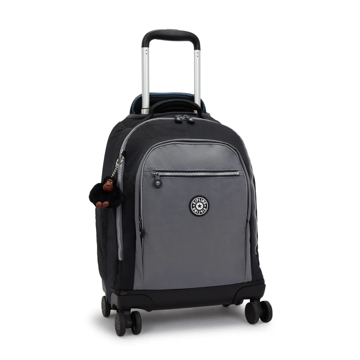 Kipling New Zea rugzak met wielen Space Black Block groot