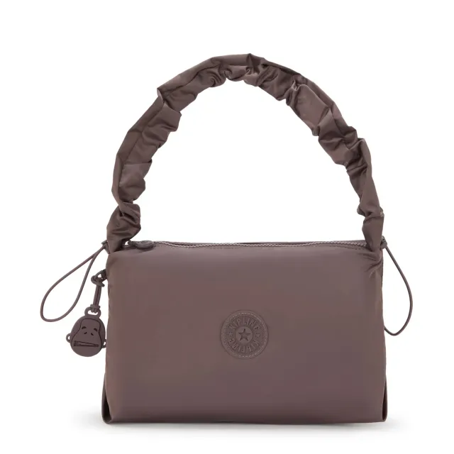 Kipling Eleni M schoudertas Medium Simply Mocha soepel