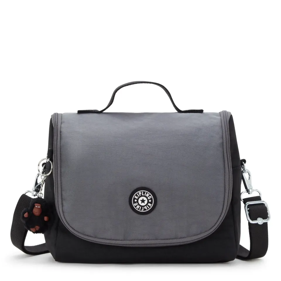 Kipling New Kichirou lunchtas Space Black Block groot trolleybevestiging