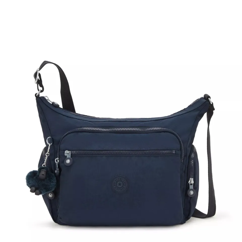 Kipling Gabbie crossbody tas Blue Bleu 2 Medium met vakindeling
