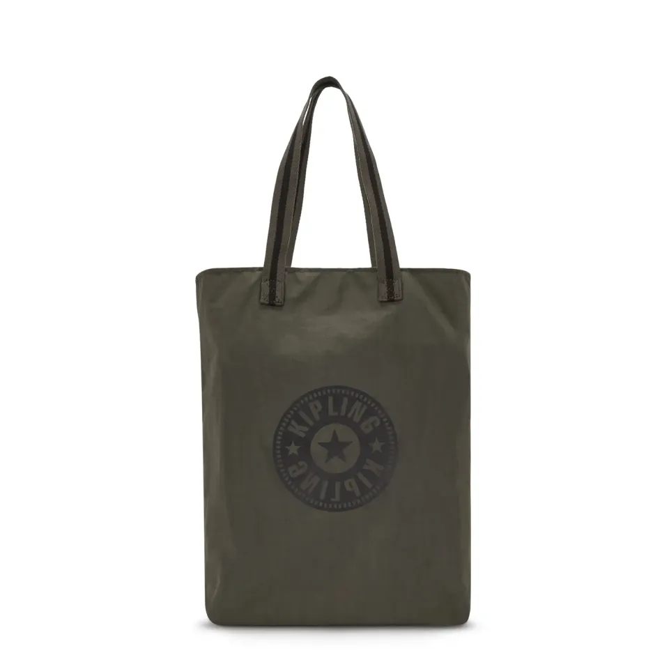 Kipling Hip Hurray 6 shopper Field Green Hip medium vouwbaar