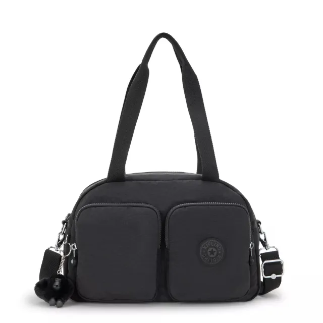 Kipling Cool Defea handtas Medium Black Noir veel vakken