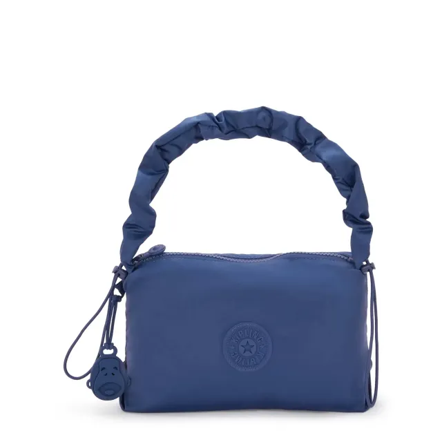 Kipling Eleni schoudertas Klein Casual Blue met ritsvak