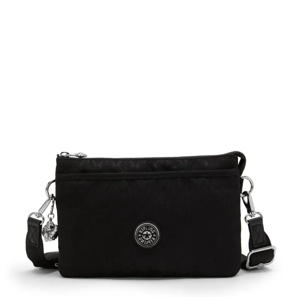 Kipling Riri crossbodytas Klein Noir Sign Jq hartjes