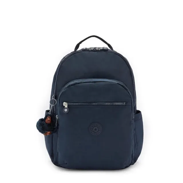 Kipling Seoul rugzak Groot True Blue Tonal 15 inch laptopvak