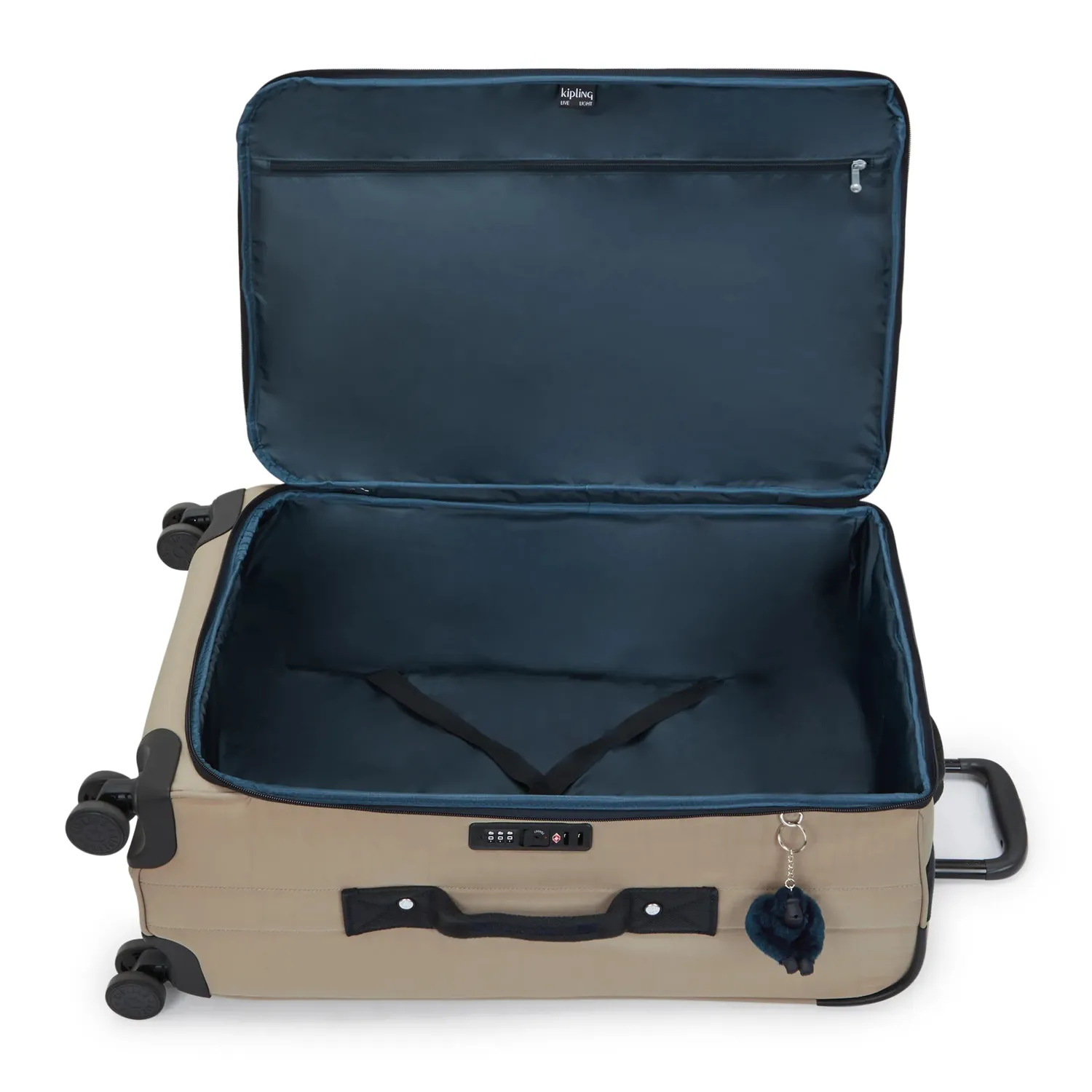 Kipling Jet M koffer Soft Taupe medium 4 wielen