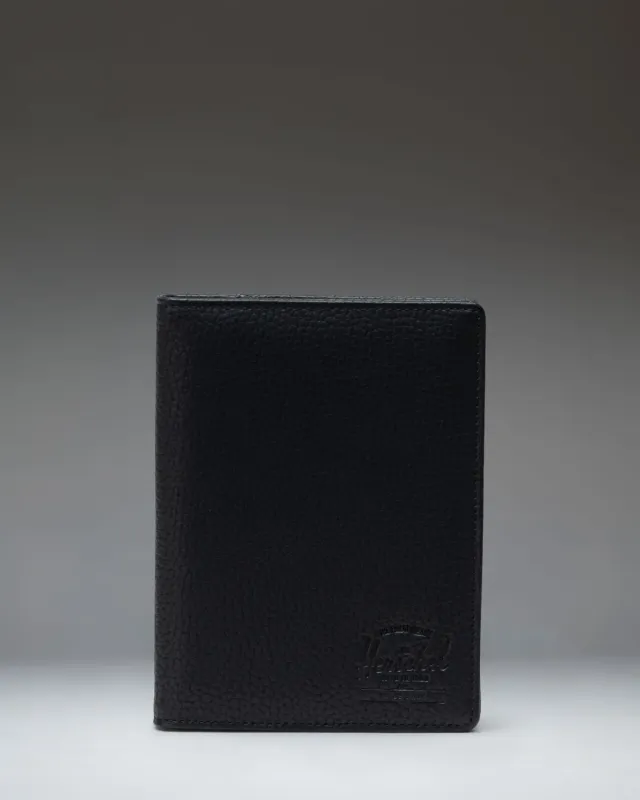 Herschel Raynor Passport Holder paspoorthouder Zwart vegan