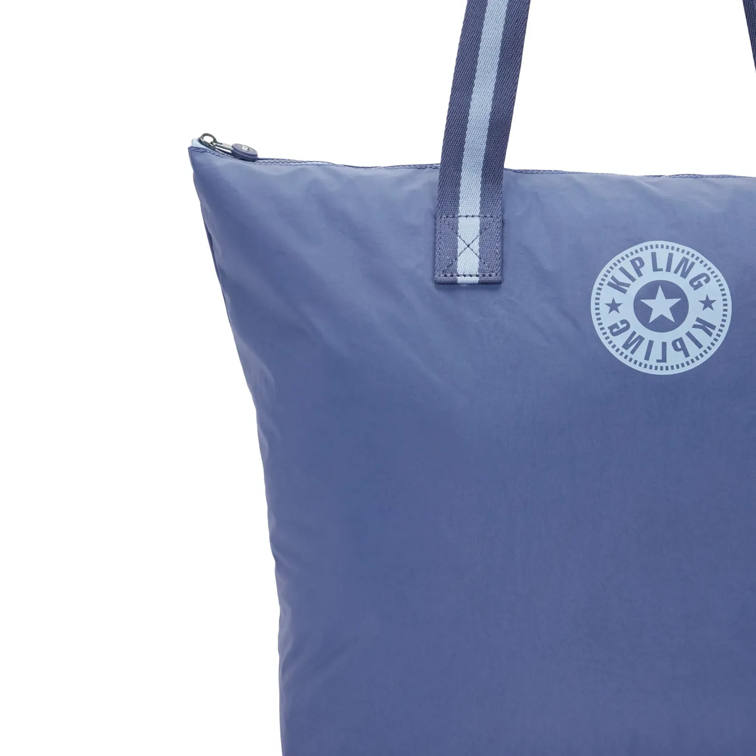 Kipling Davian Up shopper Bold Blue Hip groot opvouwbaar