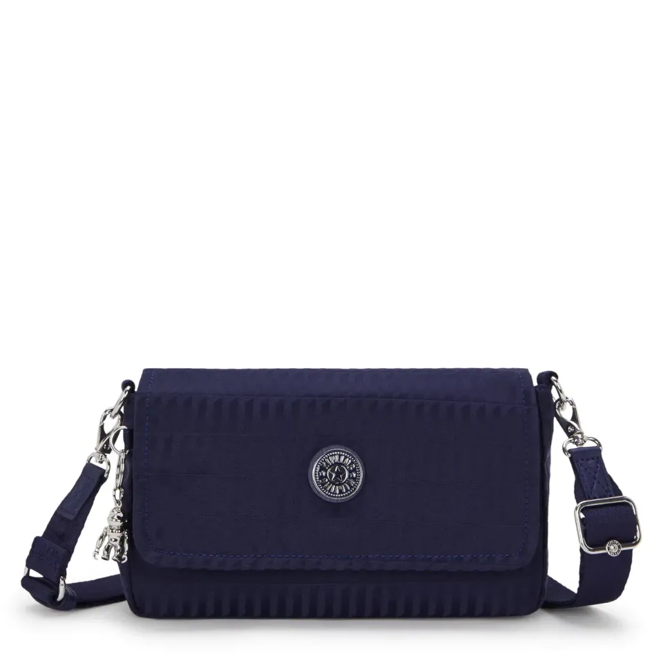 Kipling Aras Up schoudertas klein Night Tile Jacquard ketting