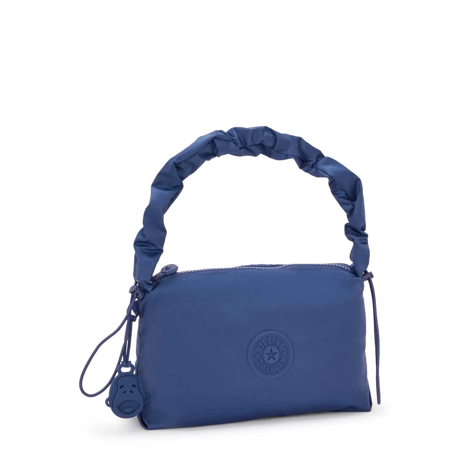 Kipling Eleni schoudertas Klein Casual Blue met ritsvak