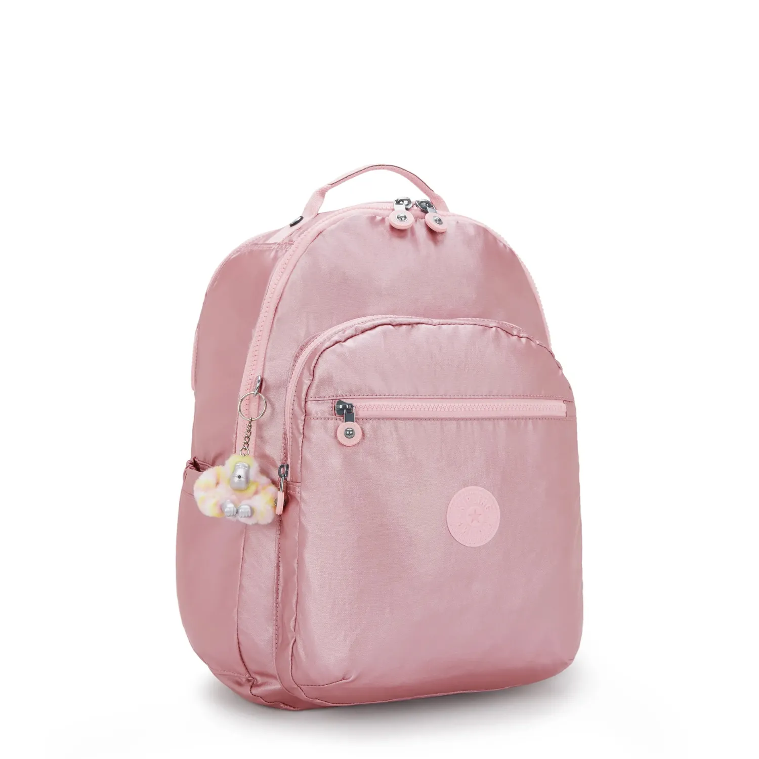 Kipling Seoul College Extra rugzak Groot Bronze Pink 15 inch