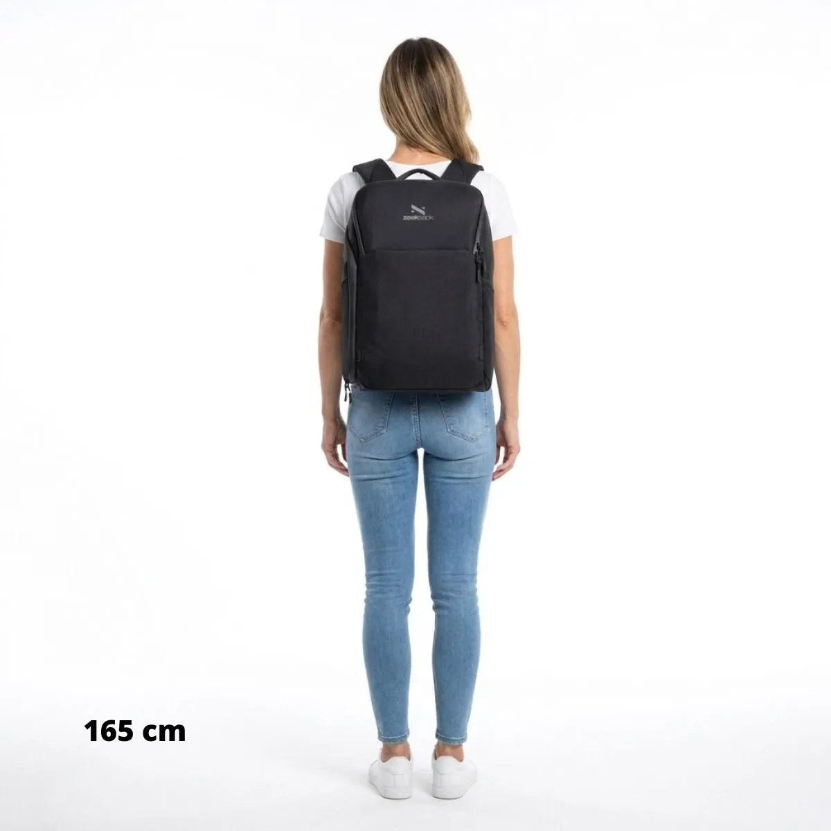 Zeeksack The Cabin 25L Rugzak Handbagage Zwart cabineformaat