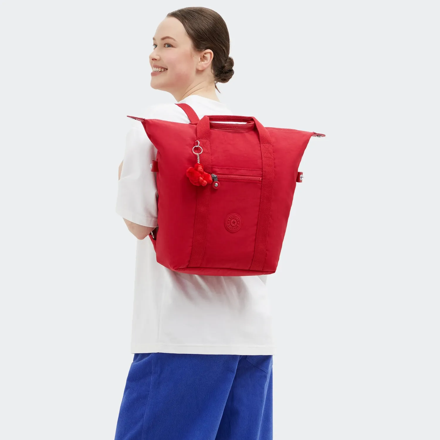 Kipling New Art rugzak medium Ruby Red 15 inch