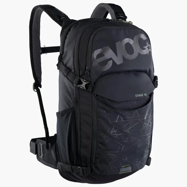 Evoc Stage 18 mountainbike rugzak zwart 18 liter