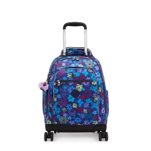 Kipling New Zea Groot rugzak trolley Dark Flower Stamp