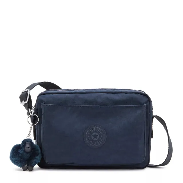 Kipling Abanu M tas Medium Blue Bleu 2 crossbody