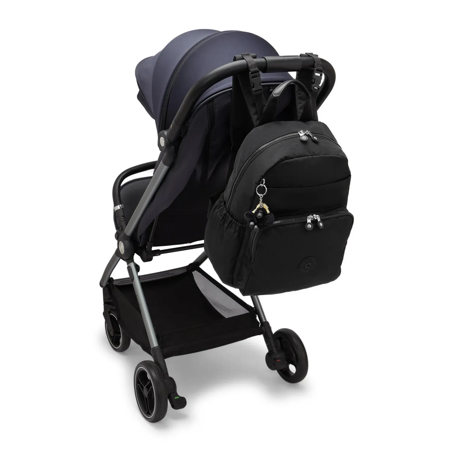 Kipling Maisie babyrugzak Tiny Black medium met verschoonmatje