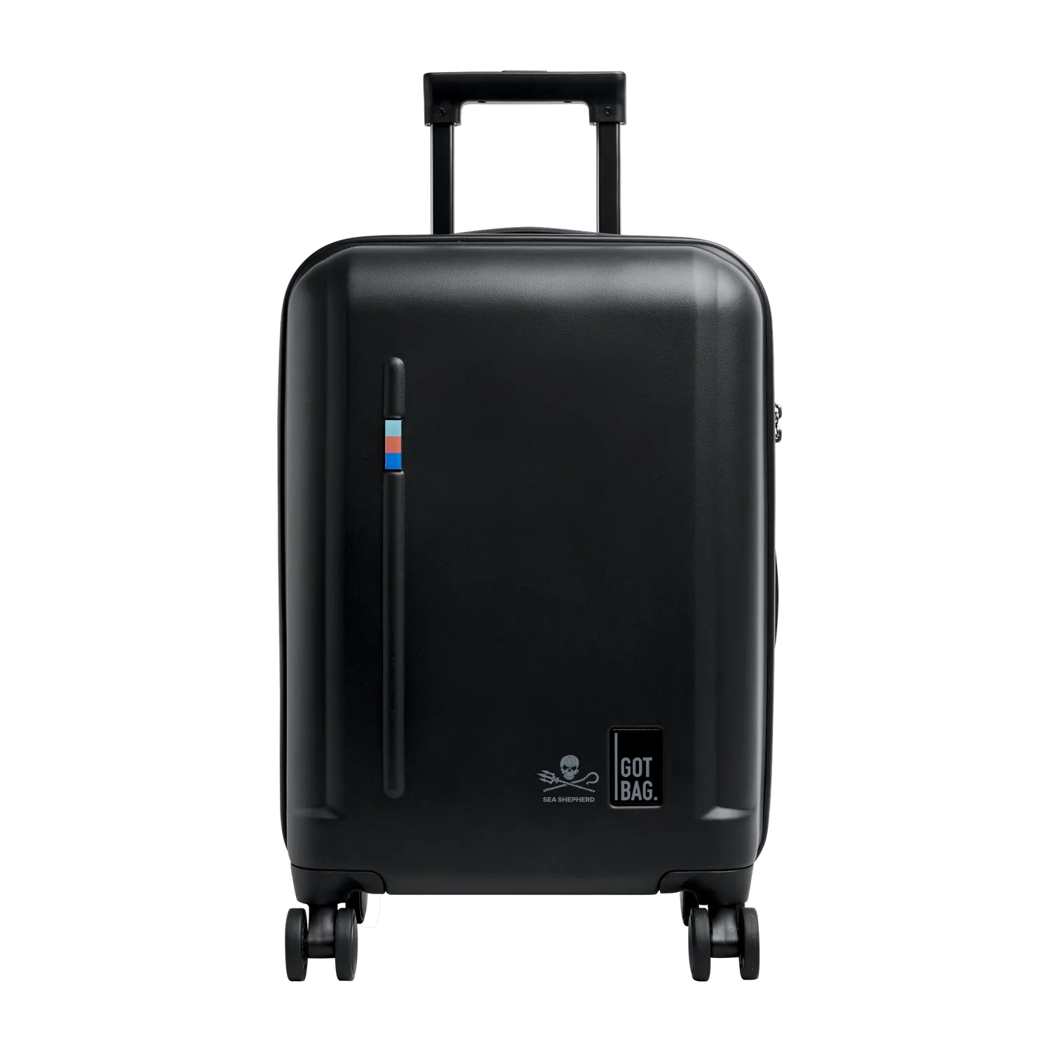 Got Bag Re:Shell Cabin koffer plain black gerecycled polycarbonaat