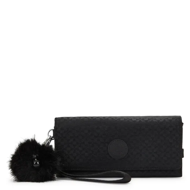 Kipling Rubi portemonnee Groot Echo Embossed reliëf