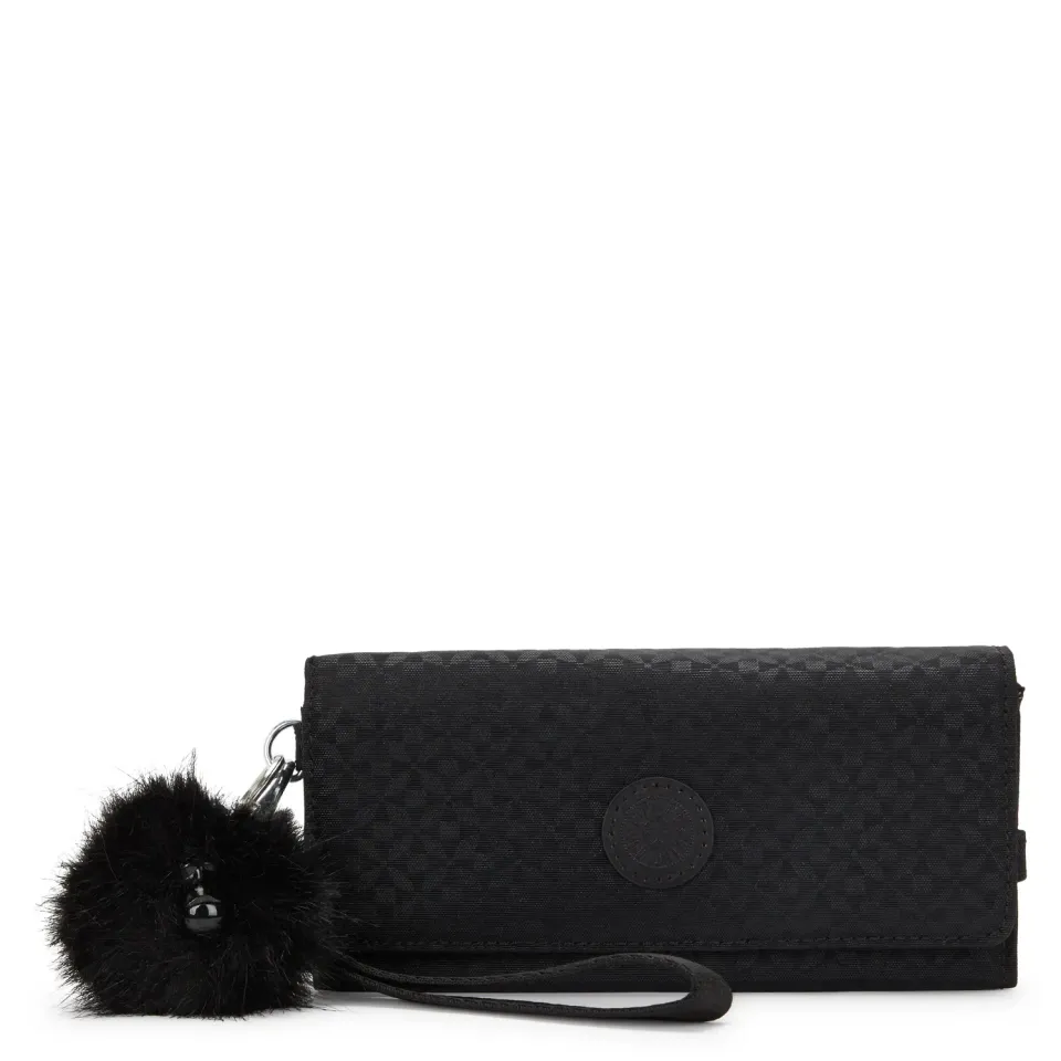 Kipling Rubi portemonnee Groot Echo Embossed reliëf