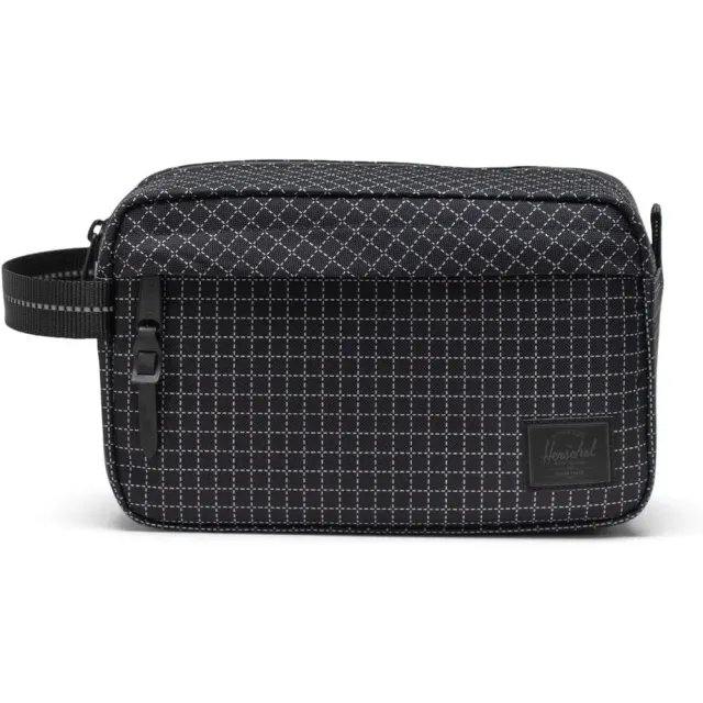 Herschel Chapter Travel Kit toilettas Grid Black