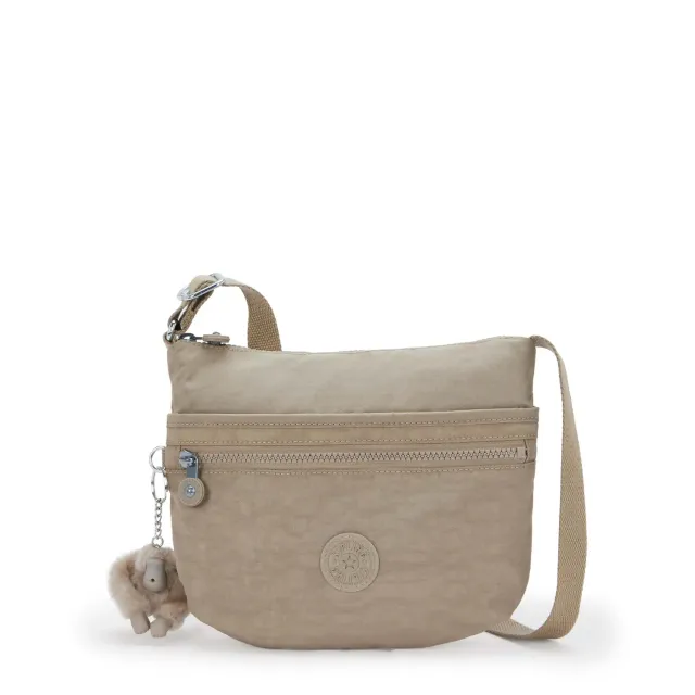 Kipling Arto S schoudertas Soft Taupe klein – neutraal