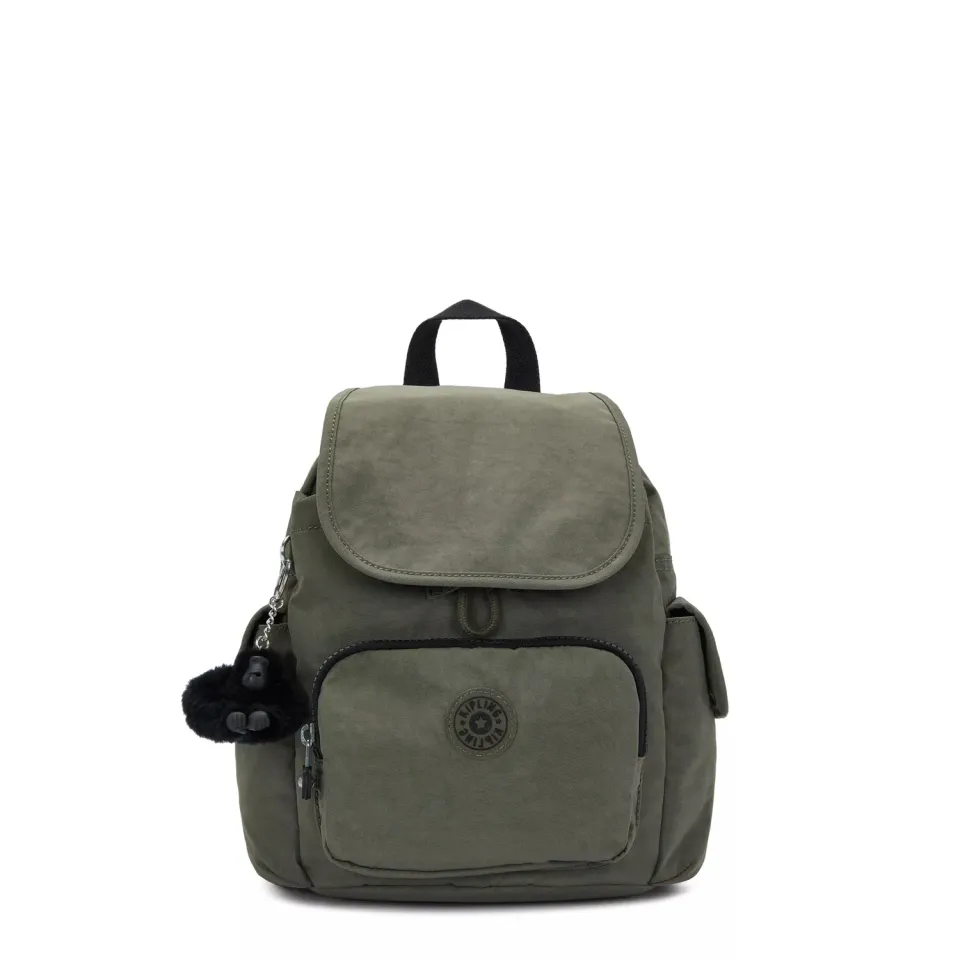 Kipling City Pack Mini rugzak Green Moss extra klein groen