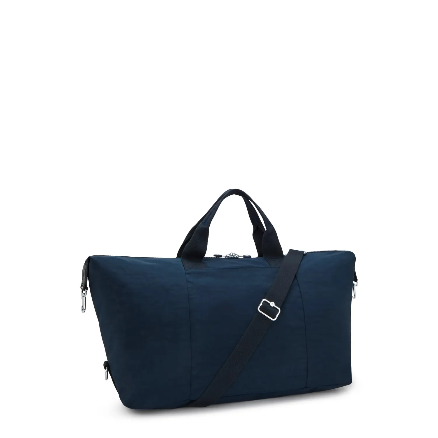 Kipling Bori weekendtas Groot Blue Bleu 2 effen blauw