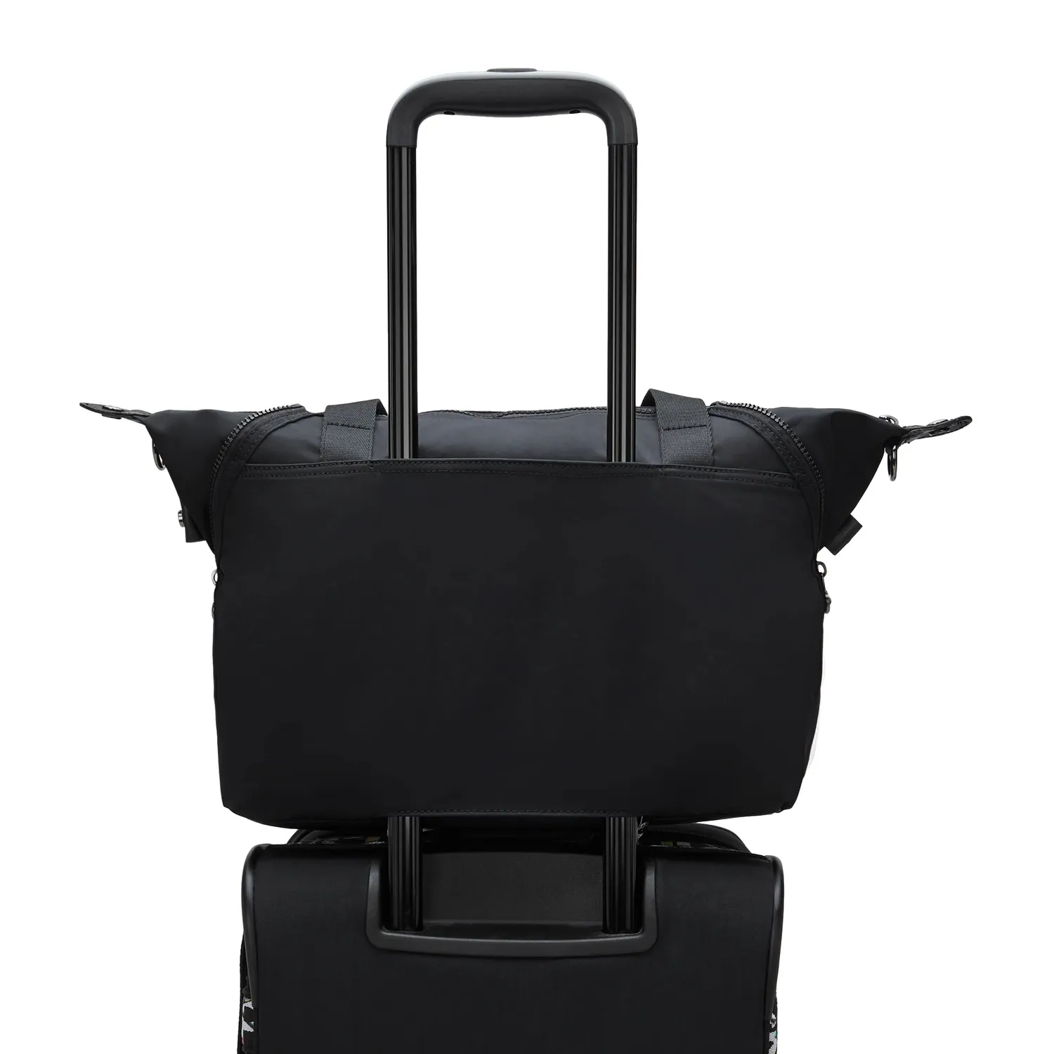 Kipling New Art Duo Pocket draagtas infinite black medium laptopvak