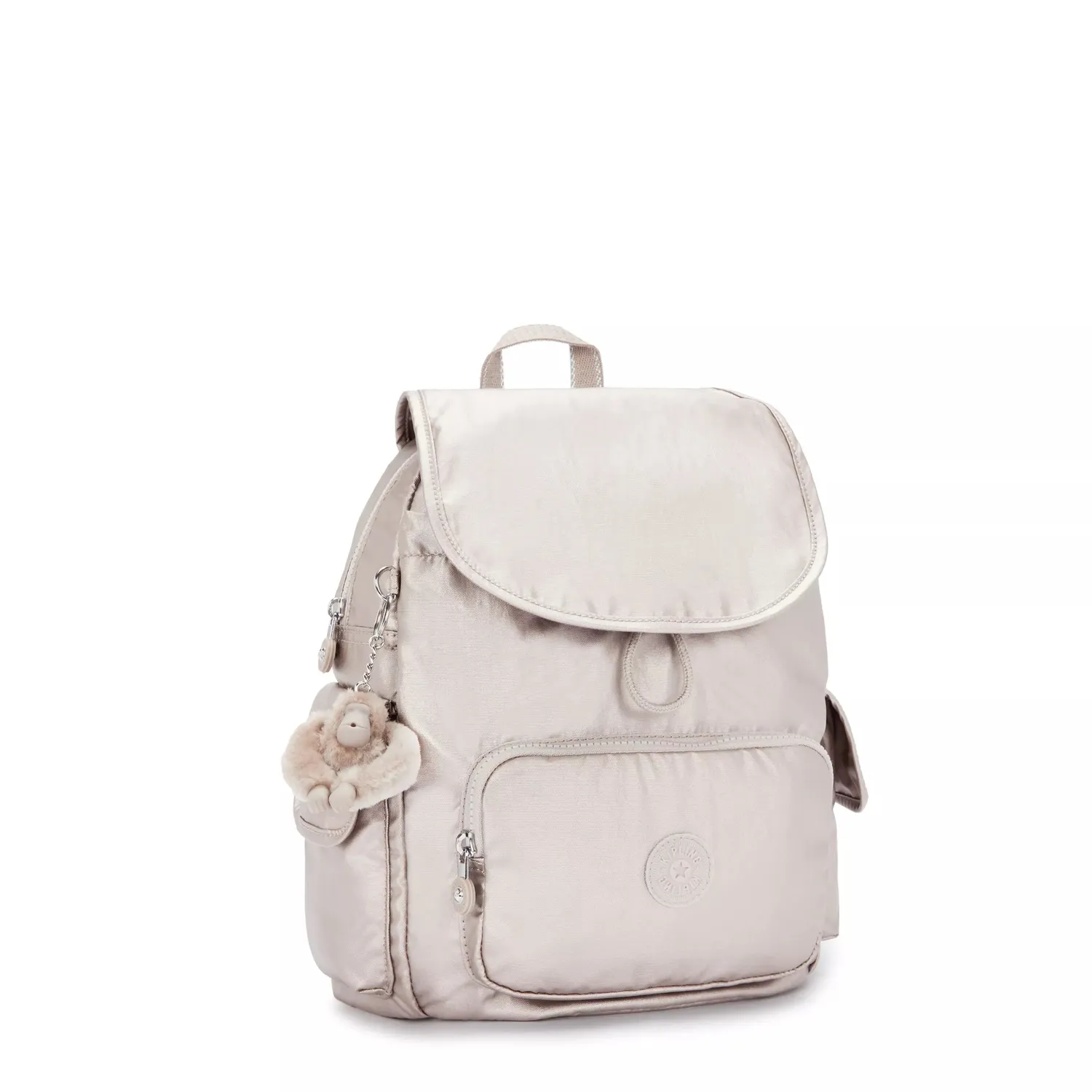 Kipling City Pack S rugzak Metallic Glow Klein metallic