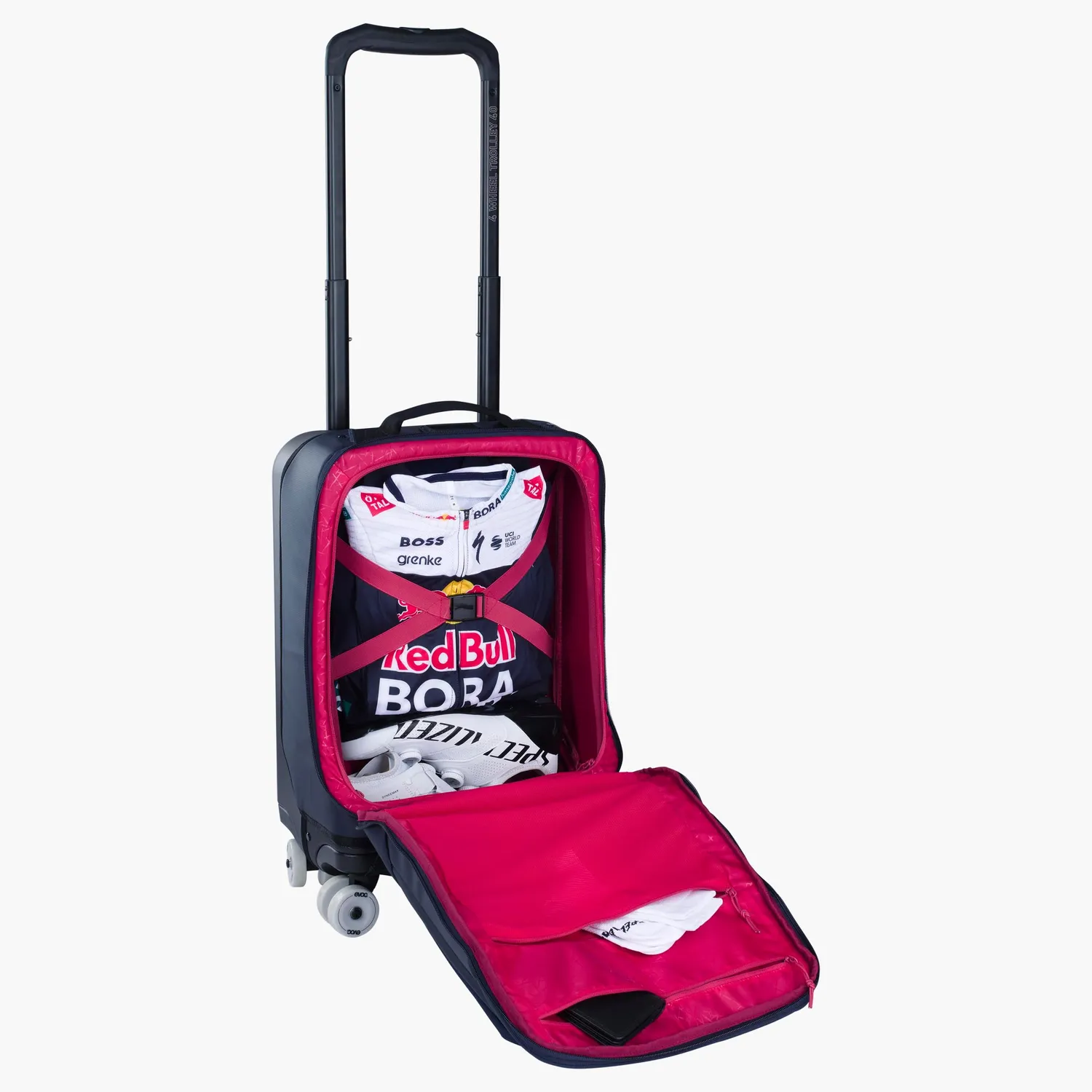 Evoc 4-Wheel Trolley 40 Red Bull Bora koffer navy